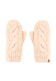 Cable Knit Fleece Lined Mittens