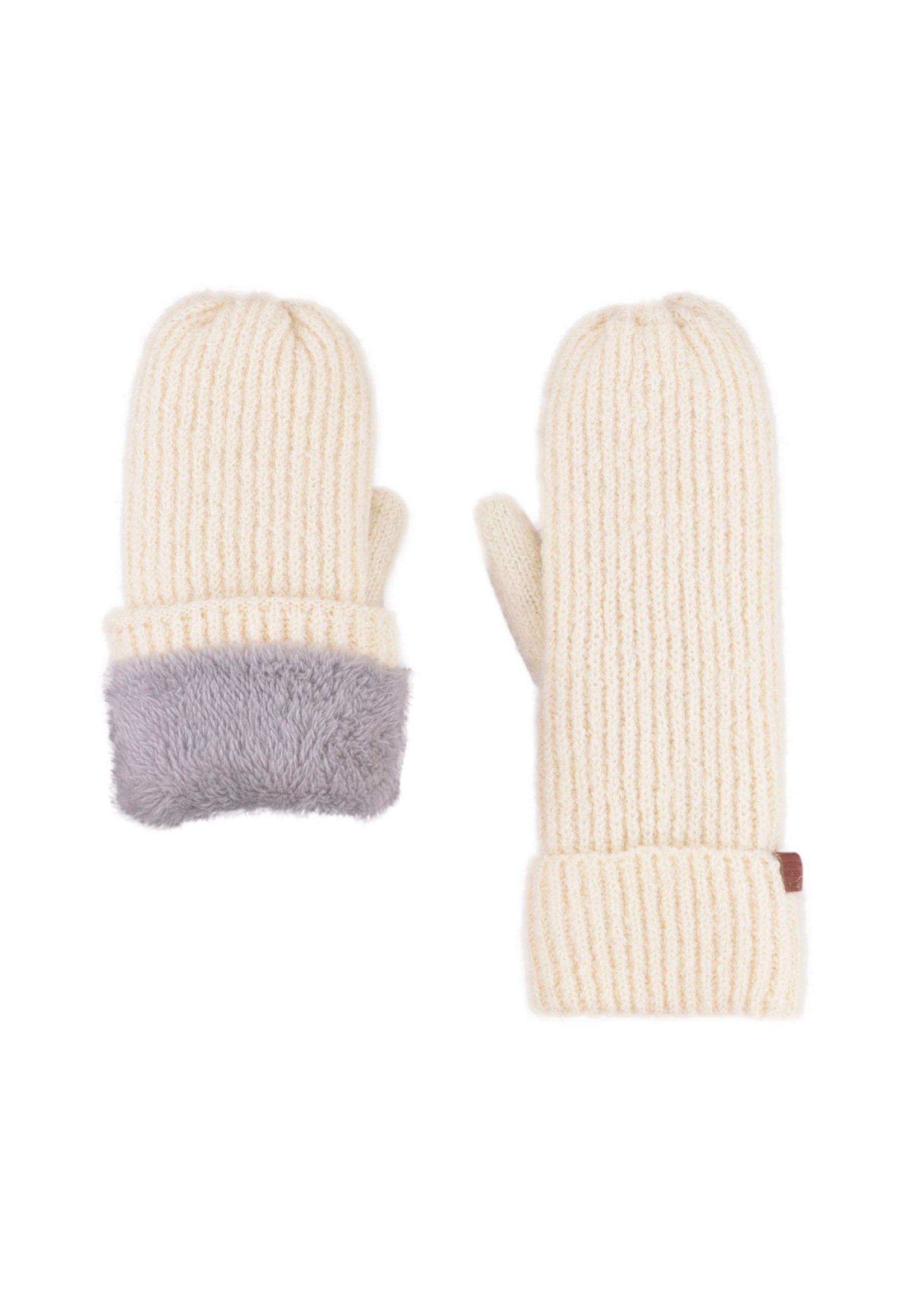 Soft Rib Lined Mittens