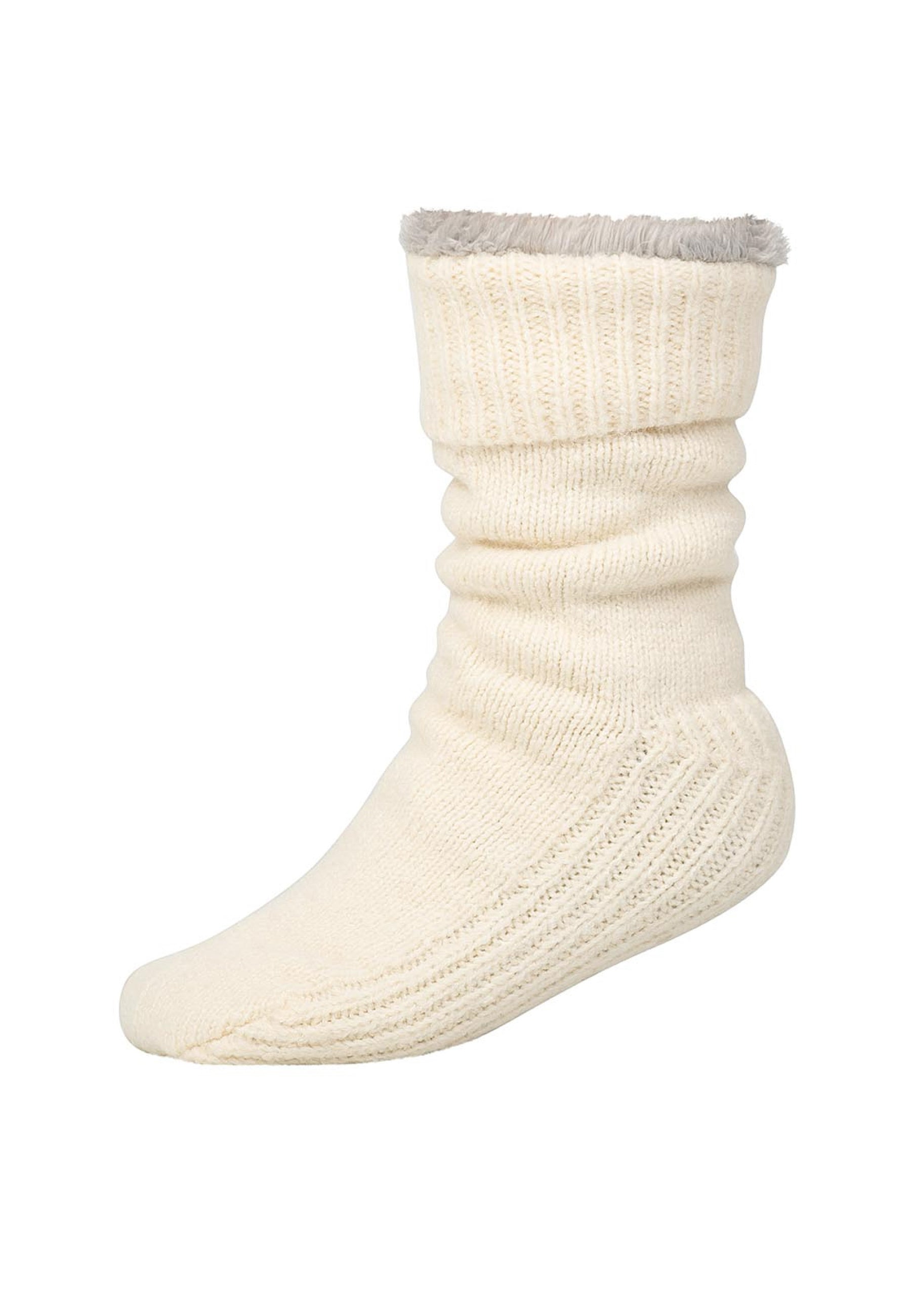 Soft Rib Slipper Socks