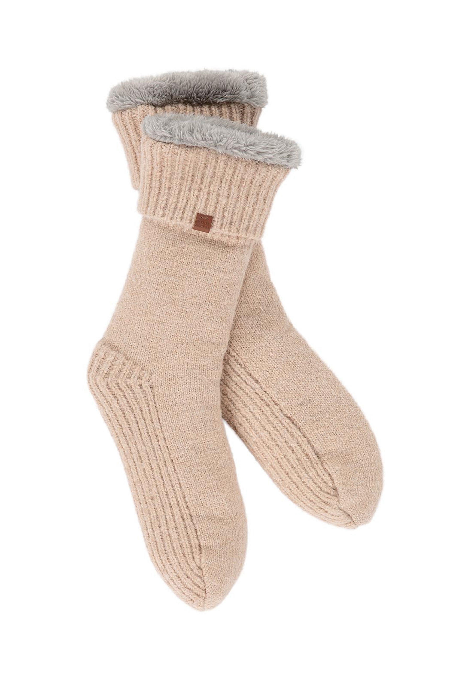 Soft Rib Slipper Socks