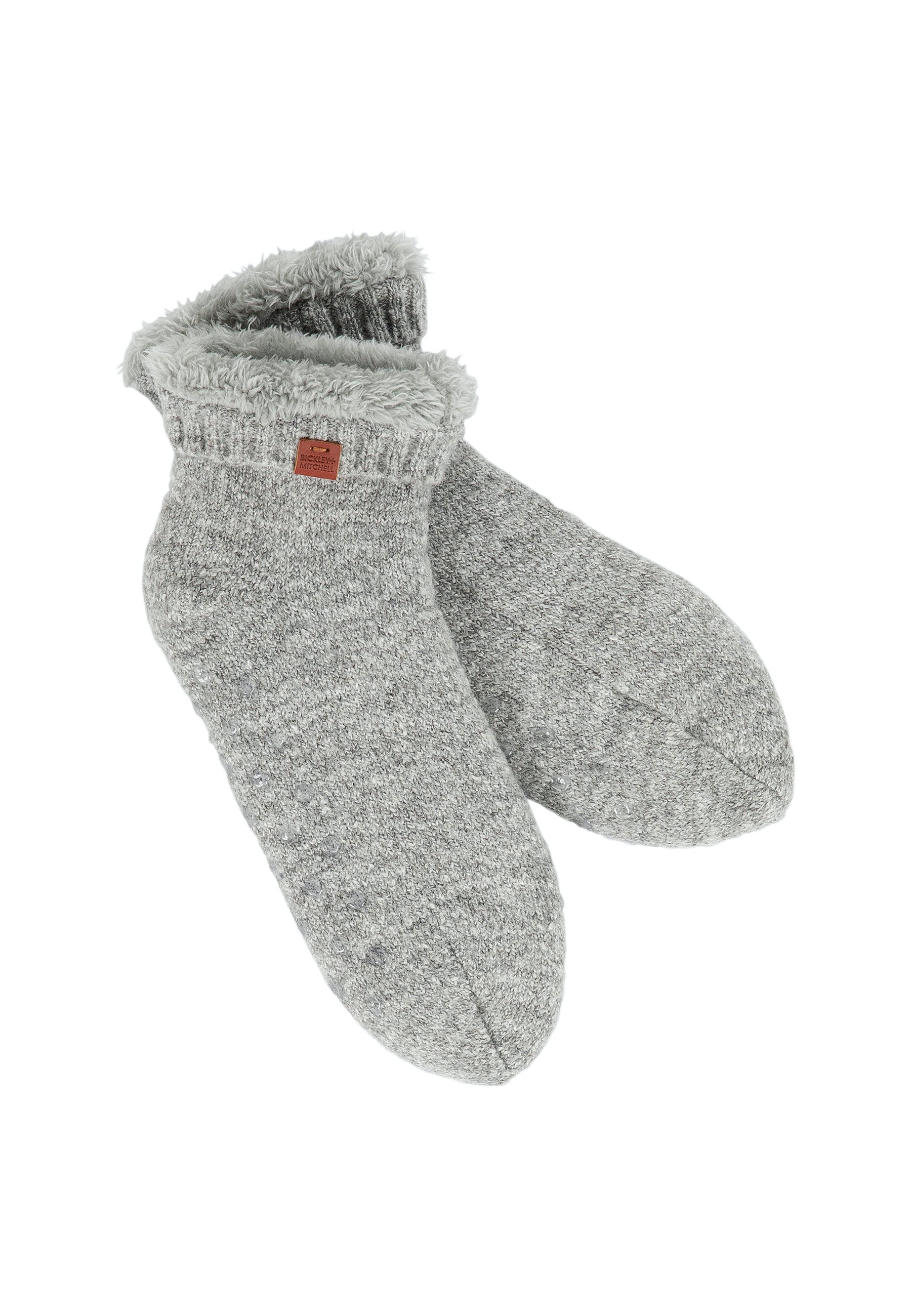 Short Soft Rib Slipper Socks