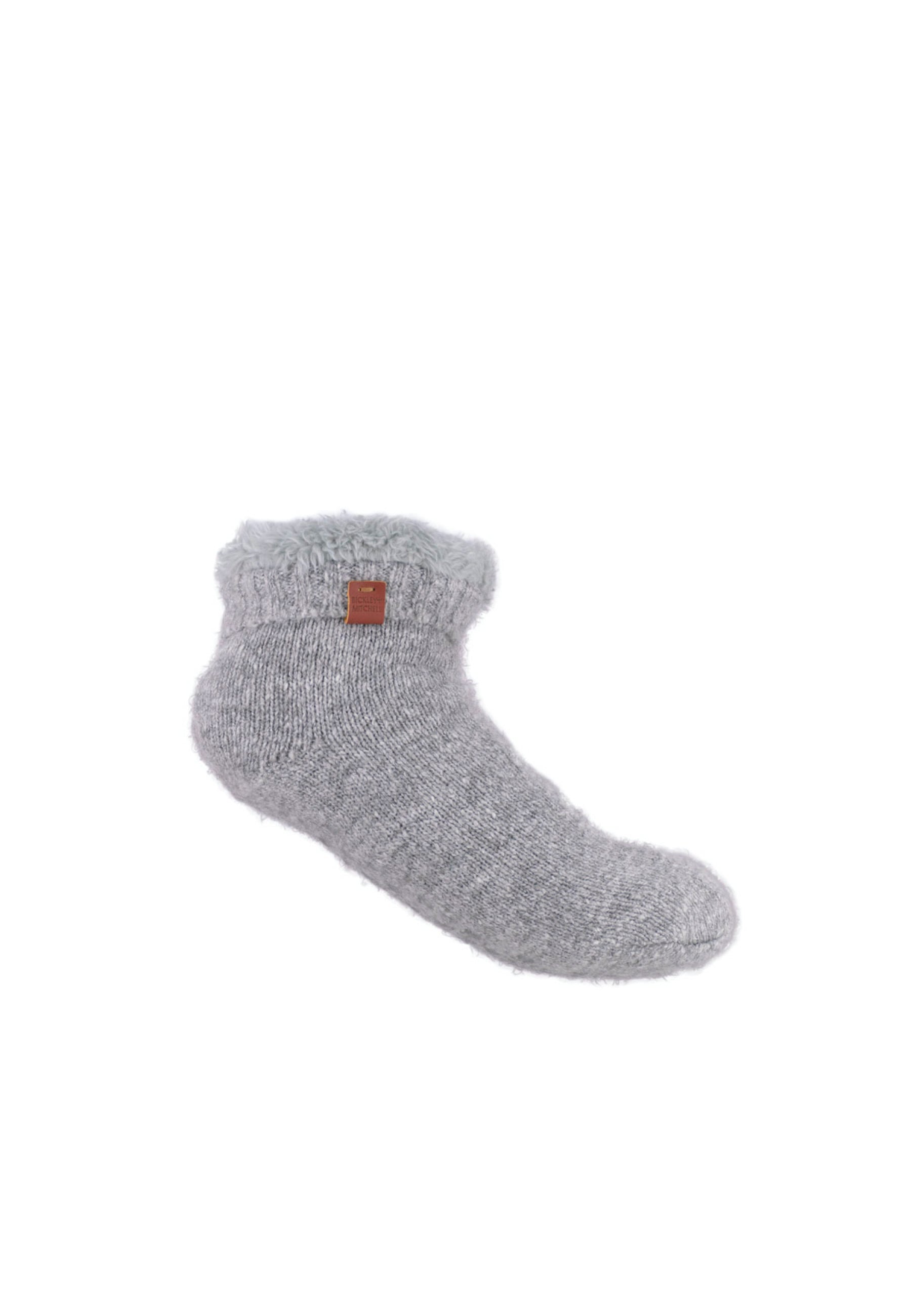 Short Soft Rib Slipper Socks