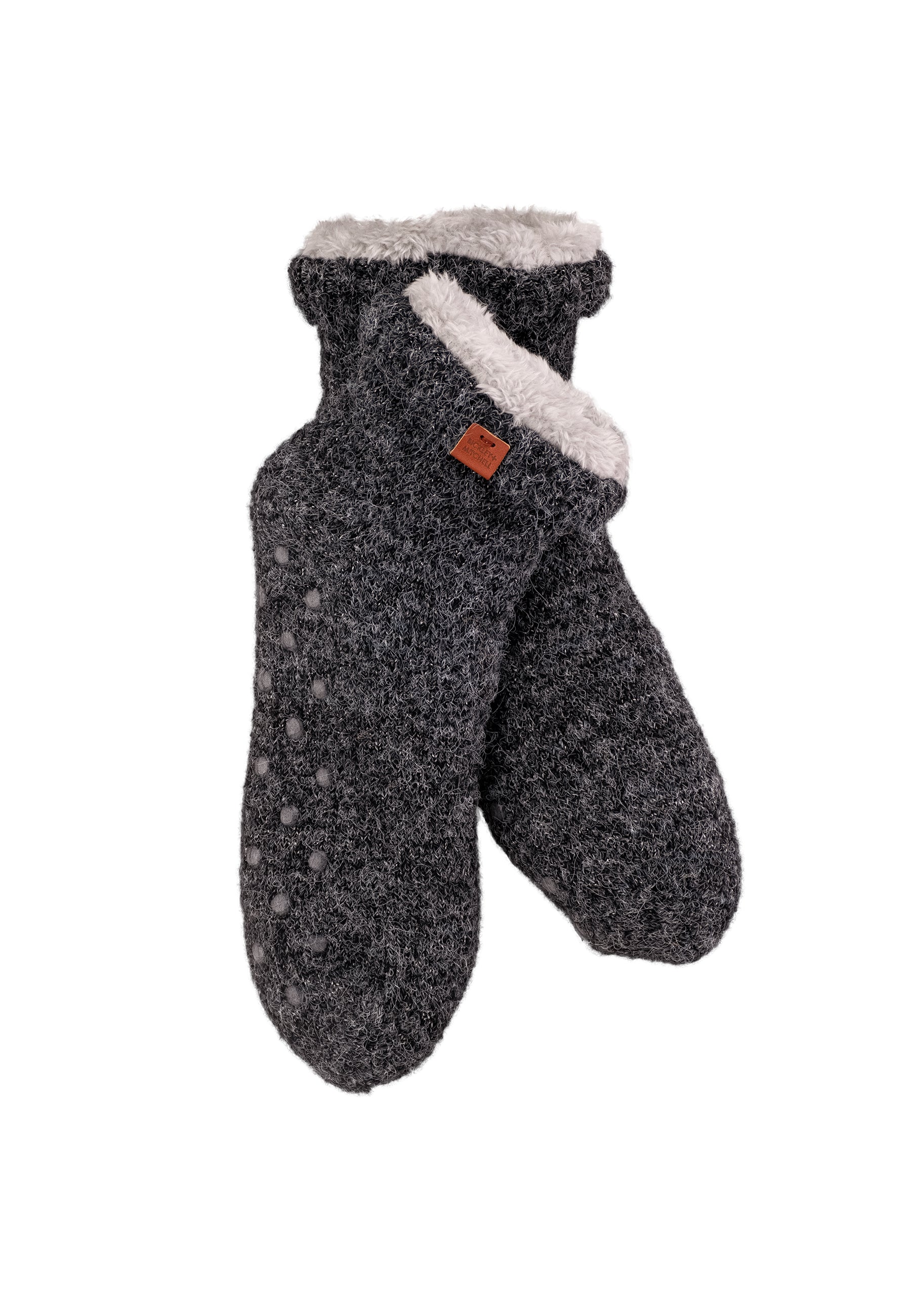 Short Soft Rib Slipper Socks