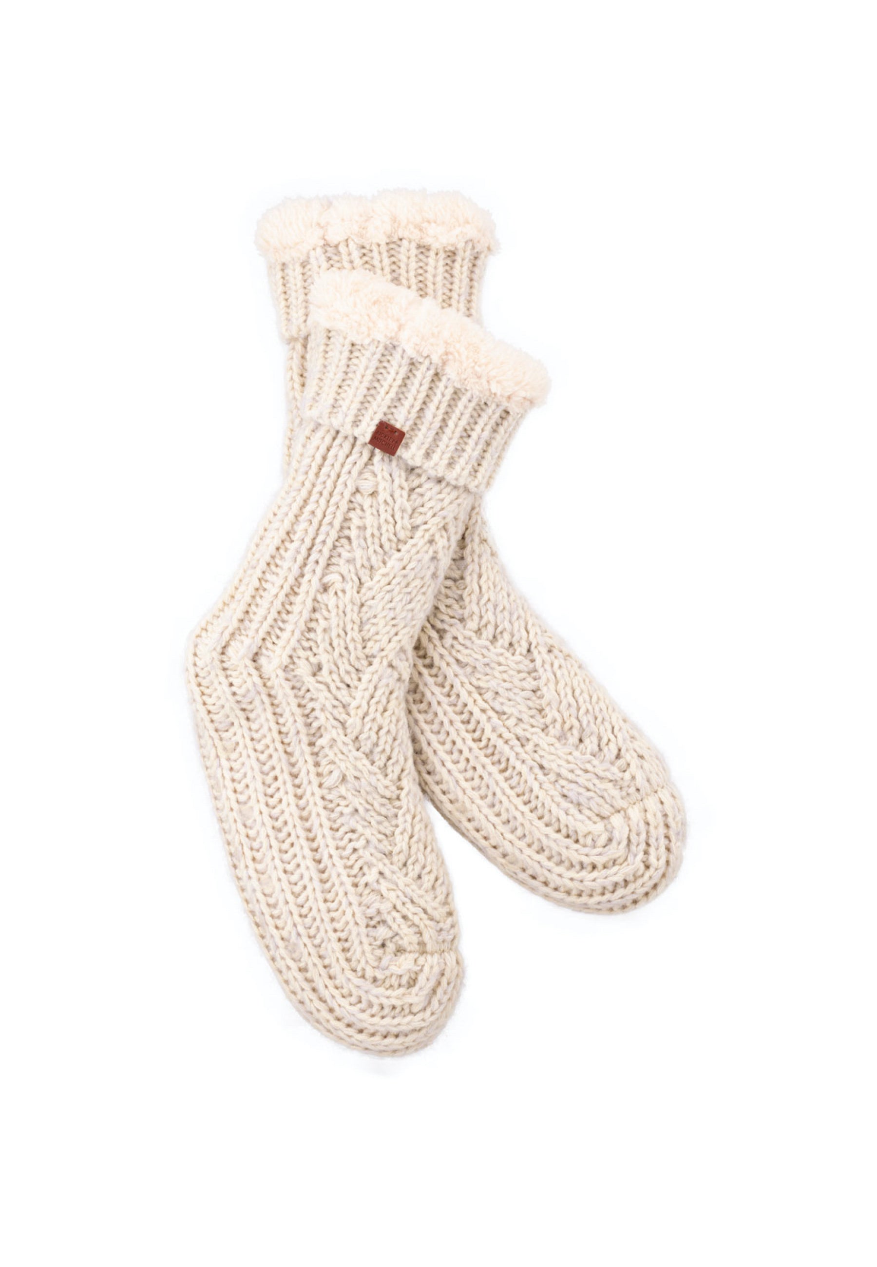 Cozy Knit Slipper Socks