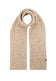 Flecked Wool Blend Rib Scarf