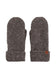 Flecked Wool Blend Lined Mittens