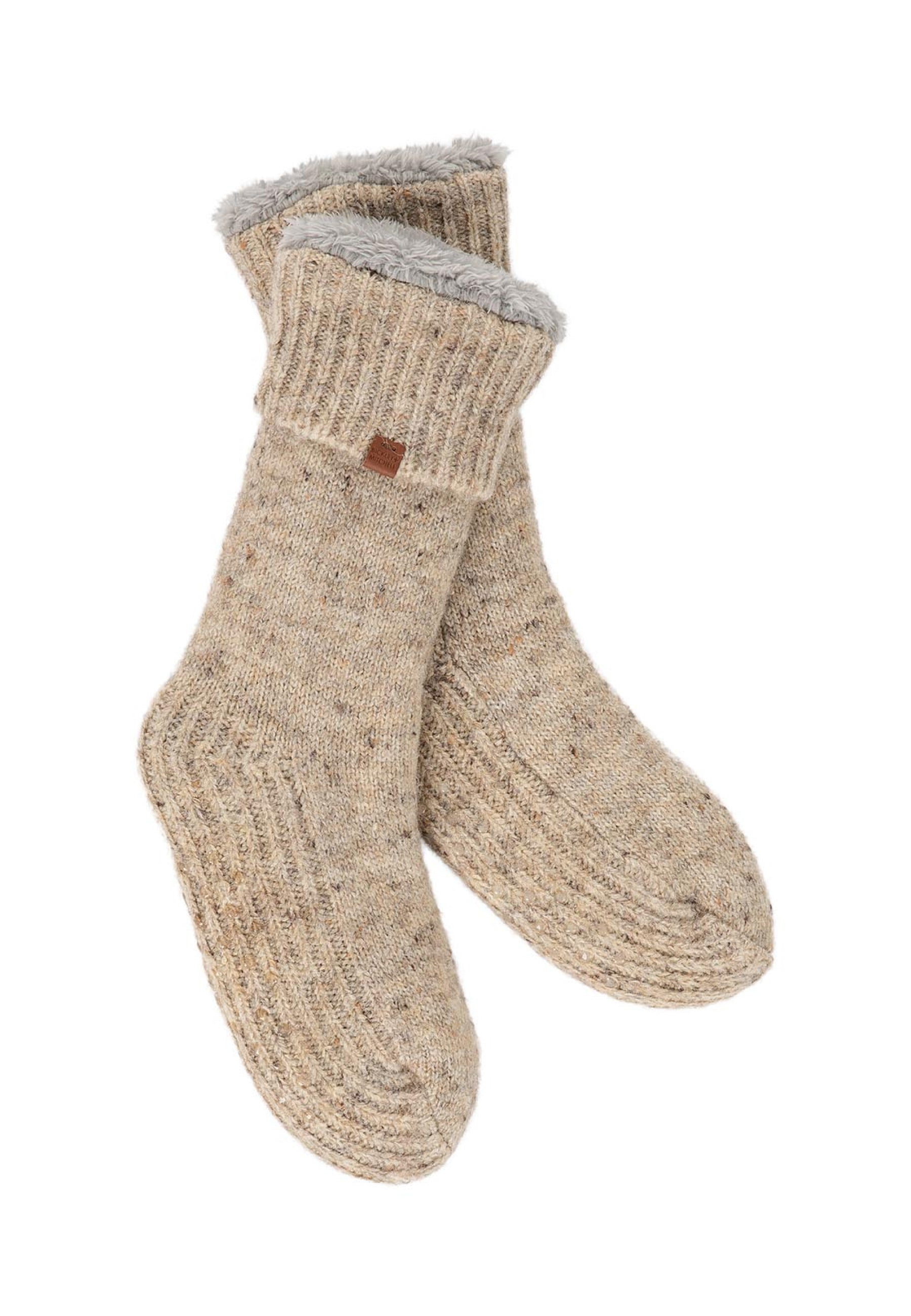 Flecked Slipper Socks