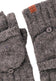 Flecked Wool Blend Fingerless Gloves