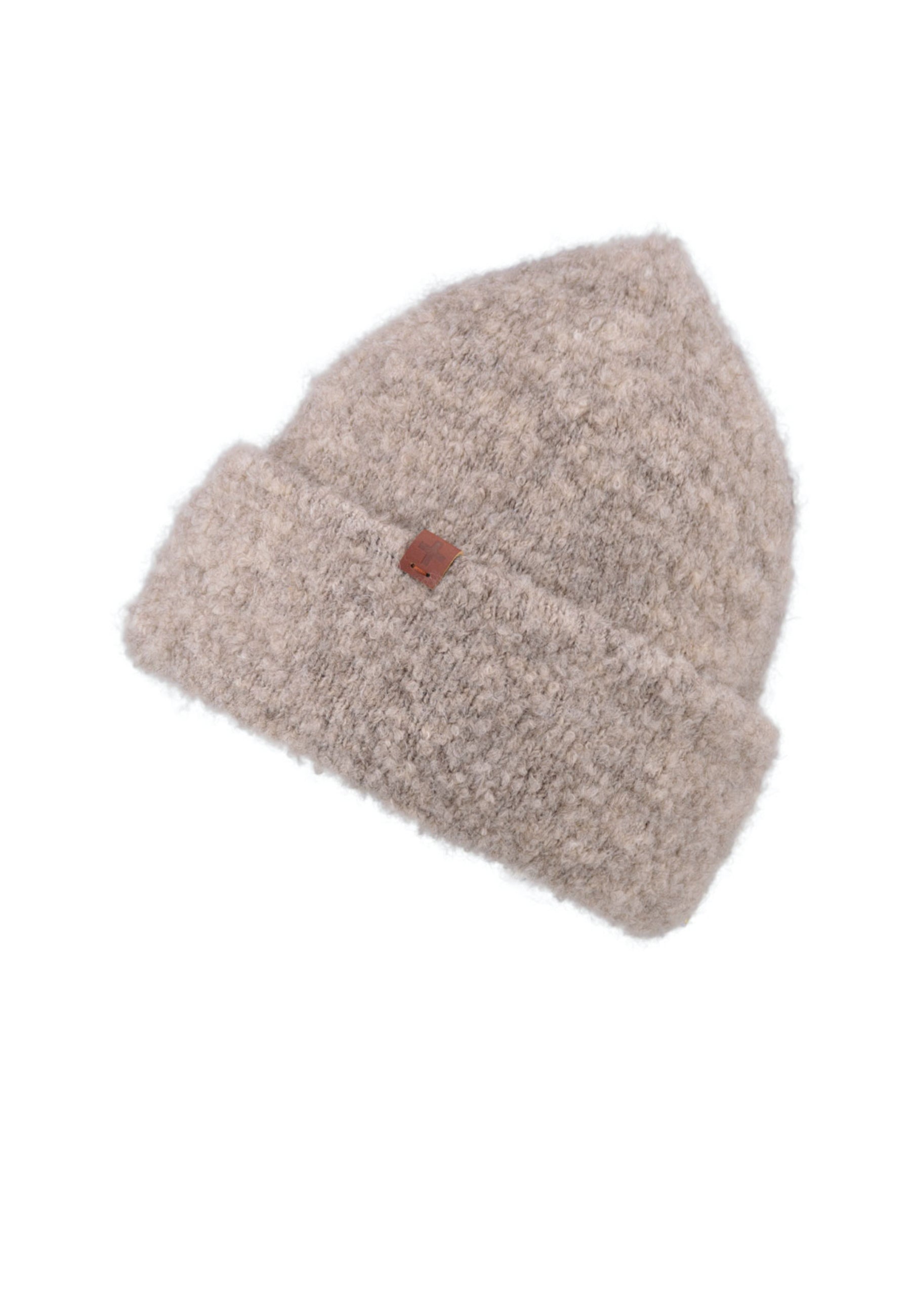 Boucle Woold Blend Turncuff Beanie