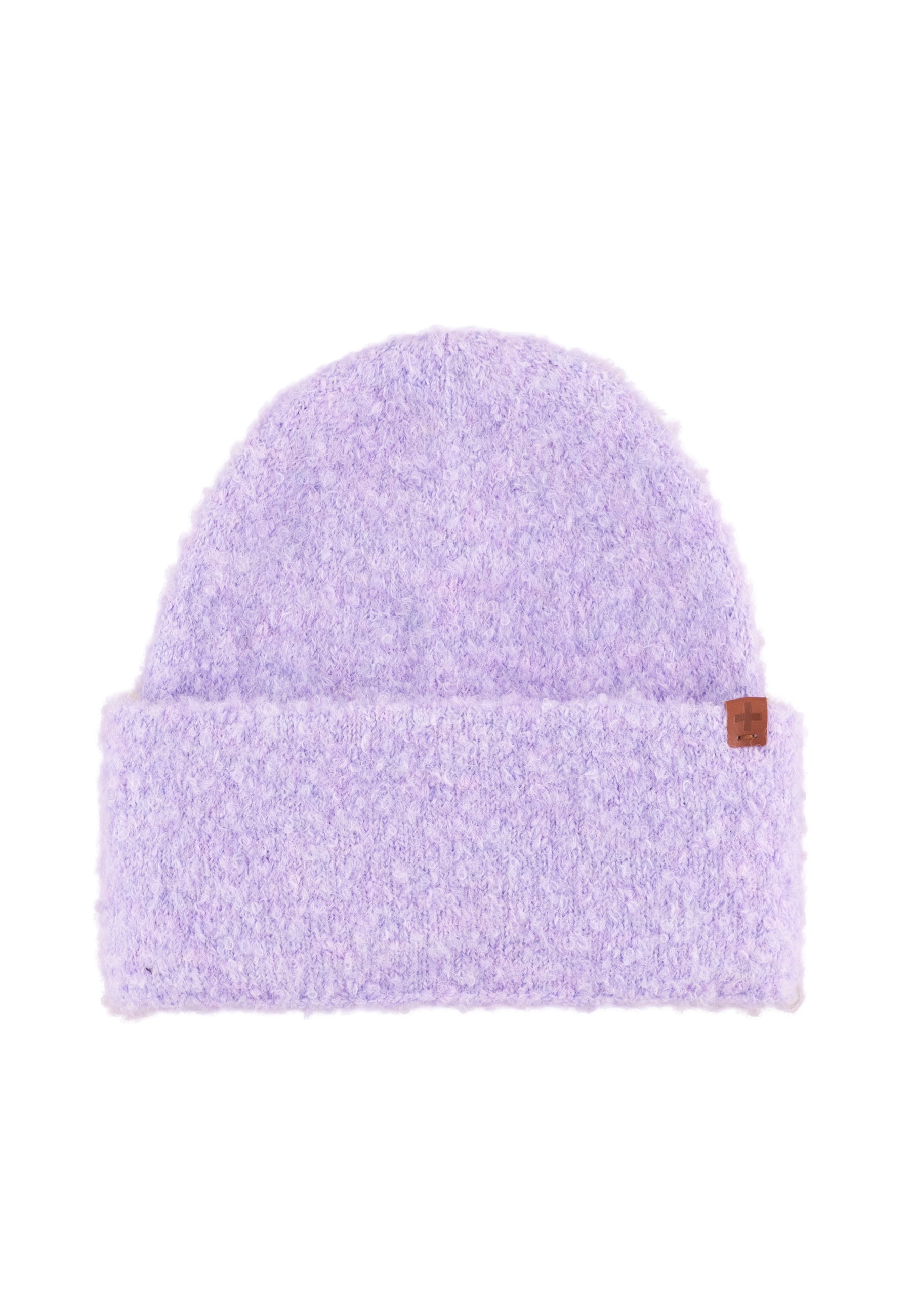 Boucle Wool Blend Turncuff Beanie