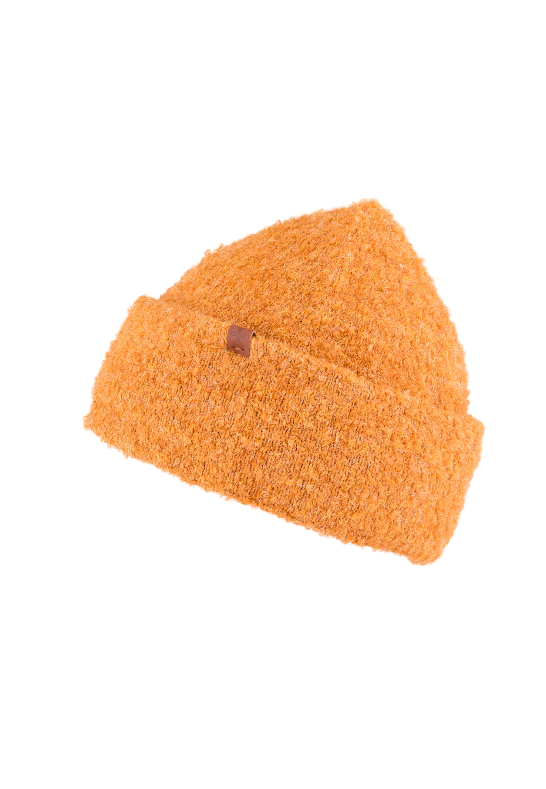 Boucle Wool Blend Turncuff Beanie