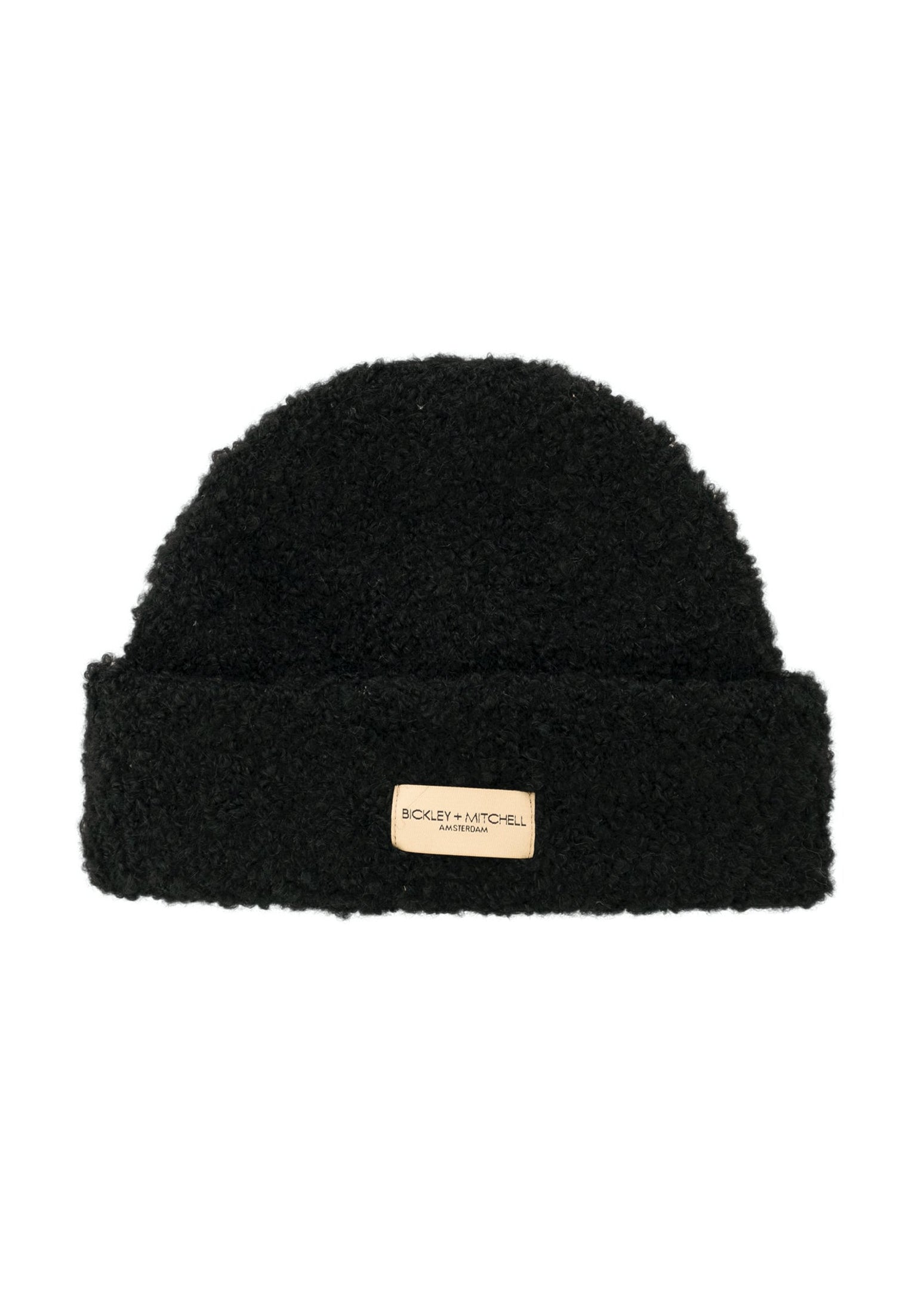 Boucle Wool Blend Short Beanie