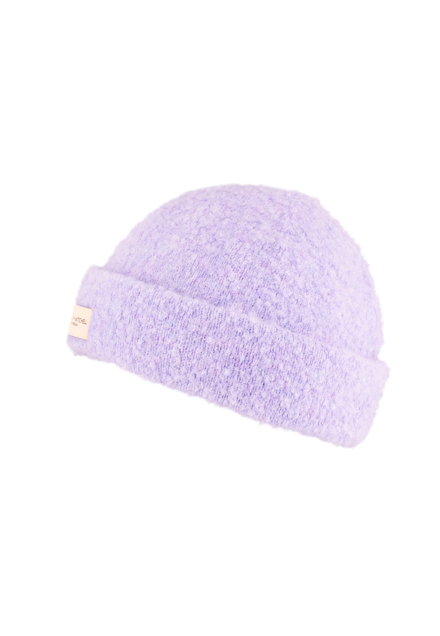 Boucle Wool Blend Short Beanie