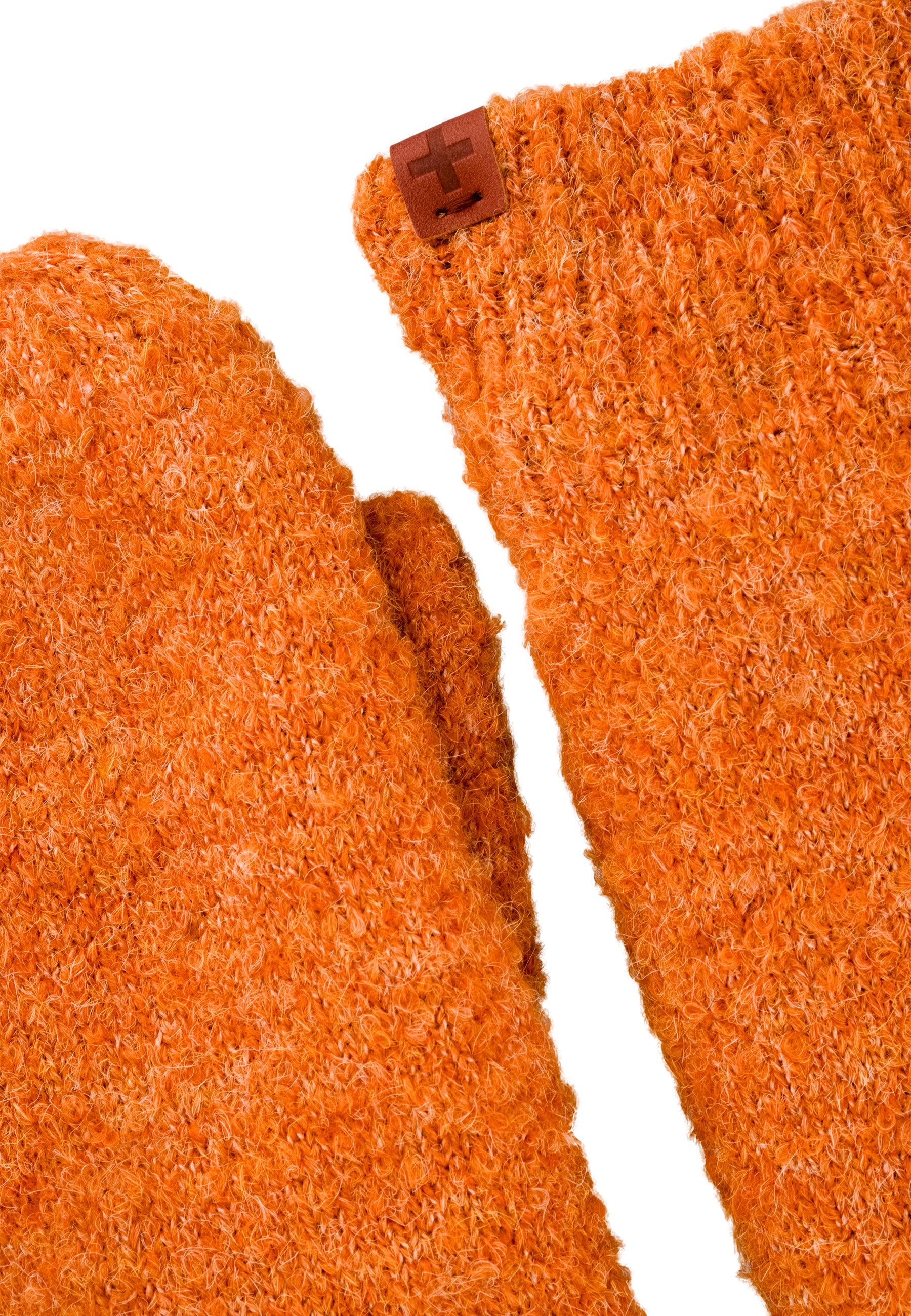 Boucle Wool Blend Teddy Lined Mittens