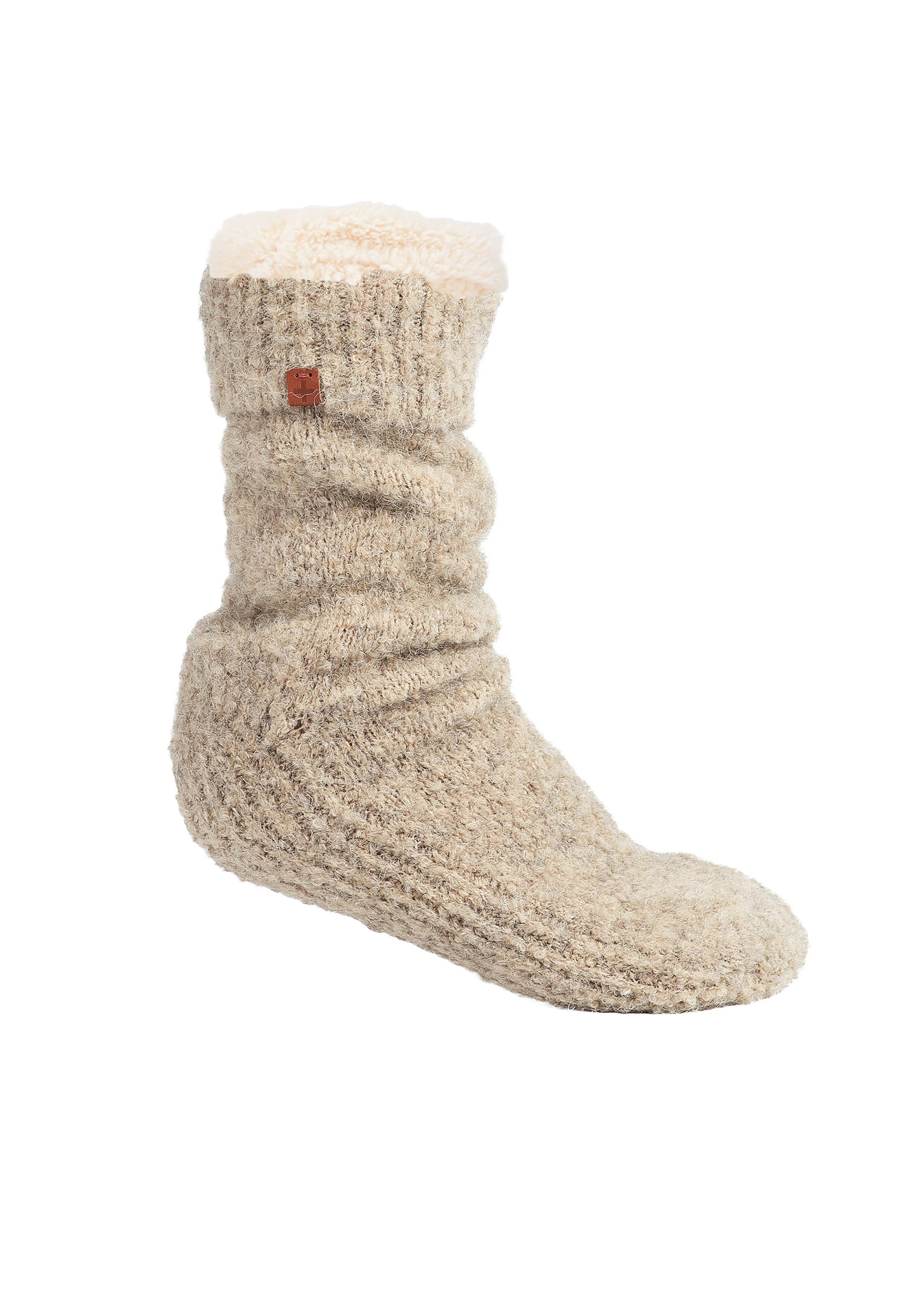 Soft Bouclé Slipper Socks