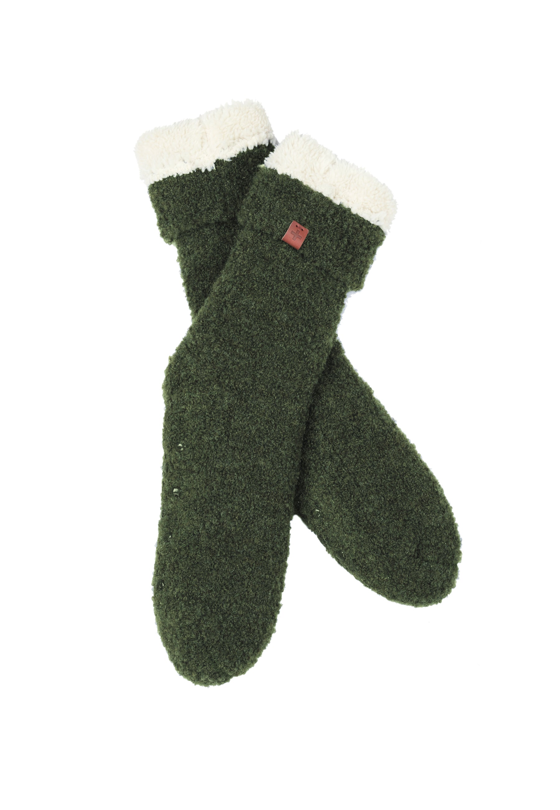 Boucle Wool Blend Slipper Socks
