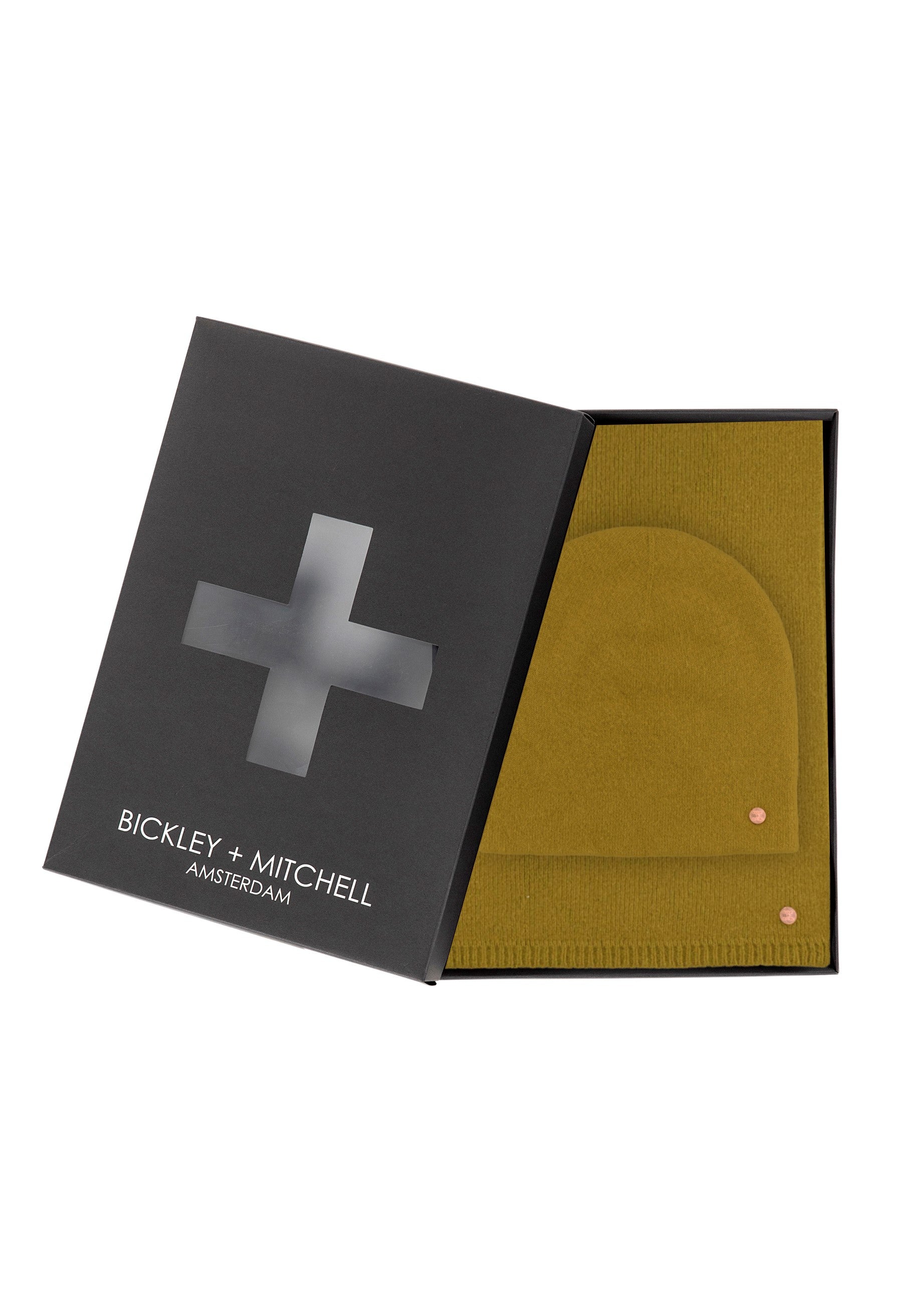 GIFTBOX | Womens Cashmere Blend Slouchy Beanie + Scarf