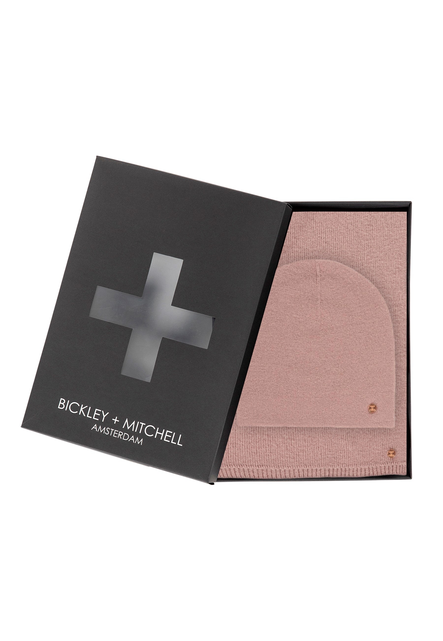 GIFTBOX | Womens Cashmere Blend Slouchy Beanie + Scarf