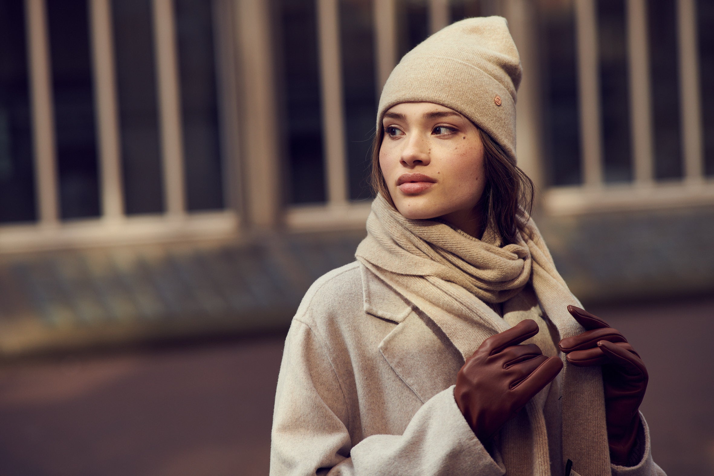 ニット/セーター Ameri VINTAGE - AMERI 4WAY MUFFLER LAYERED KNIT AMERI アメリヴィンテージ 20AW 4WAY MUFFLER LAYERED KNIT