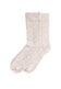 Soft Rib Merino-Cashmere Crew Socks