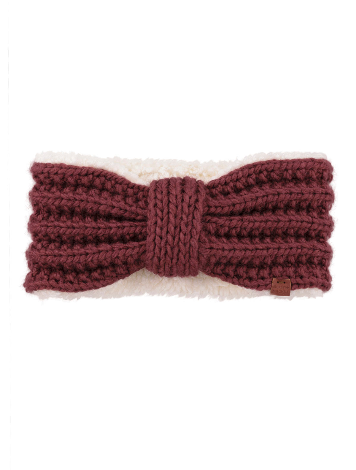 Chunky Soft Cable Knit Lined Headband