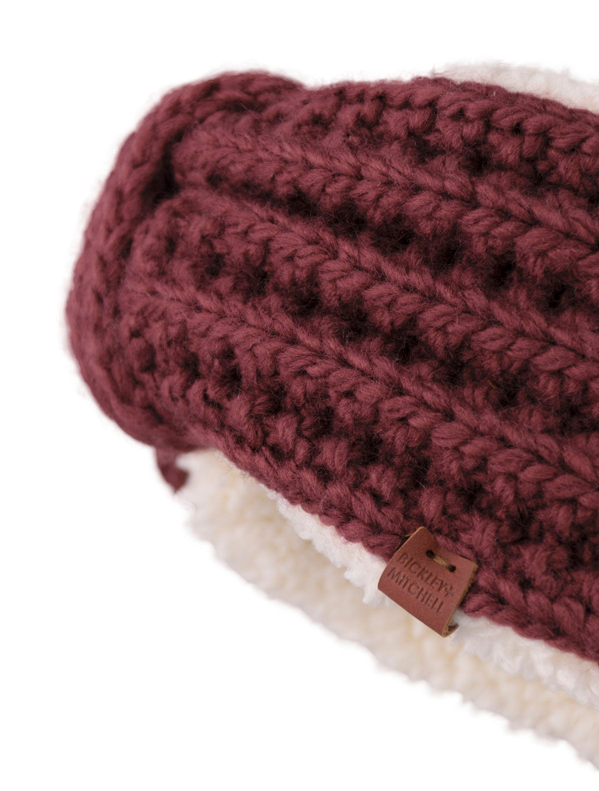 Chunky Soft Cable Knit Lined Headband
