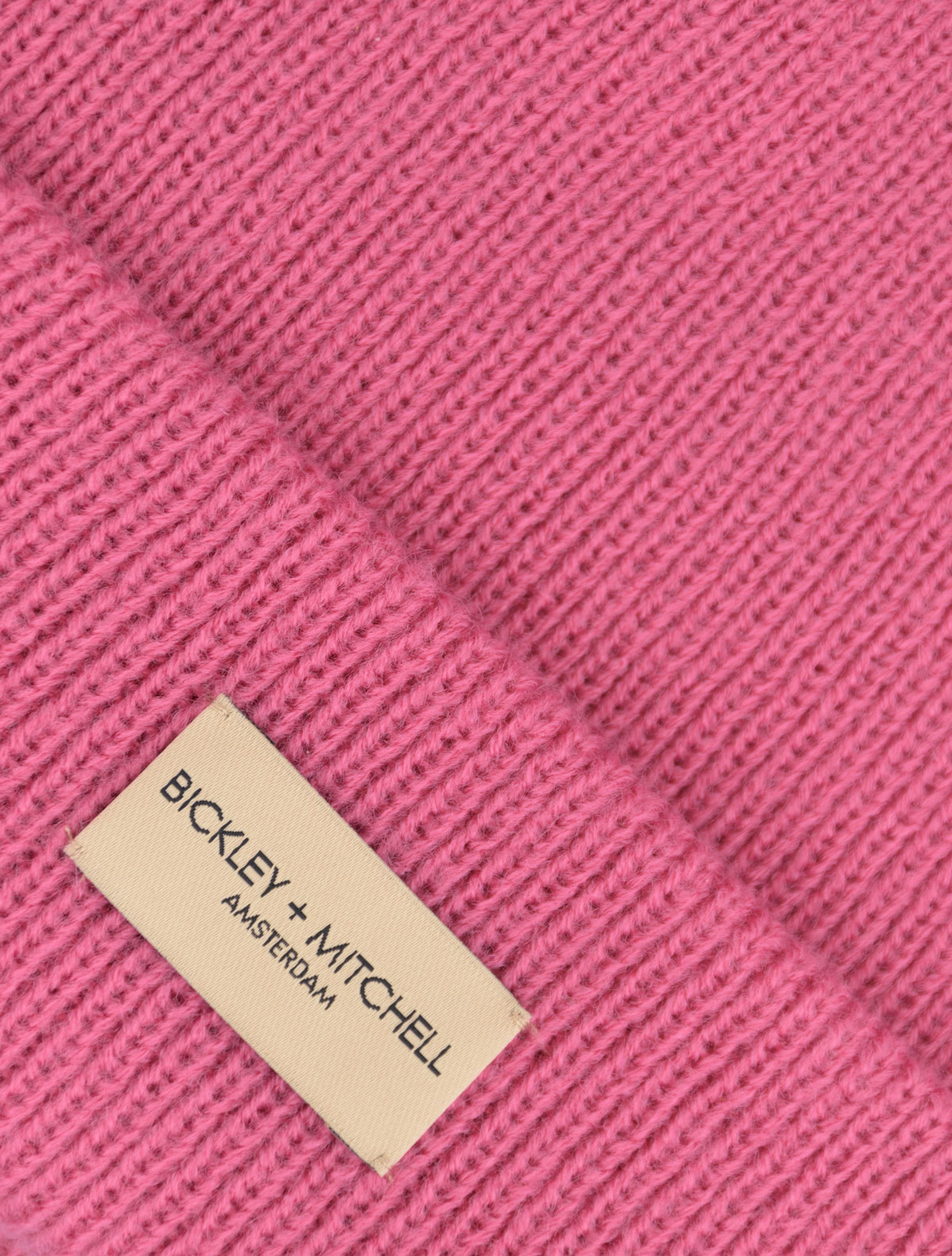 Unicolored Rib-Knit Beanie