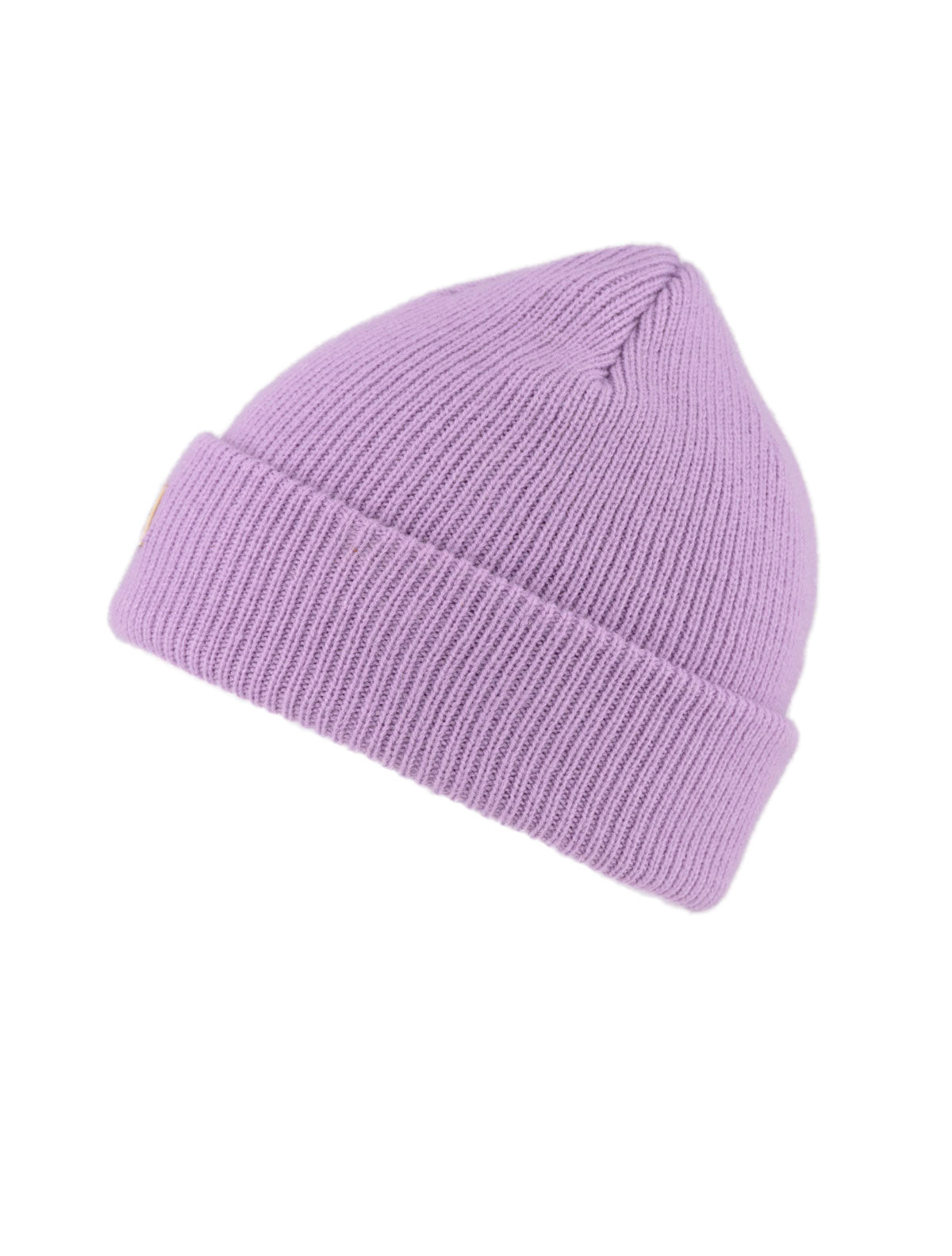 Unicolored Rib-Knit Beanie