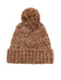 Pattern Melange Pompom Beanie