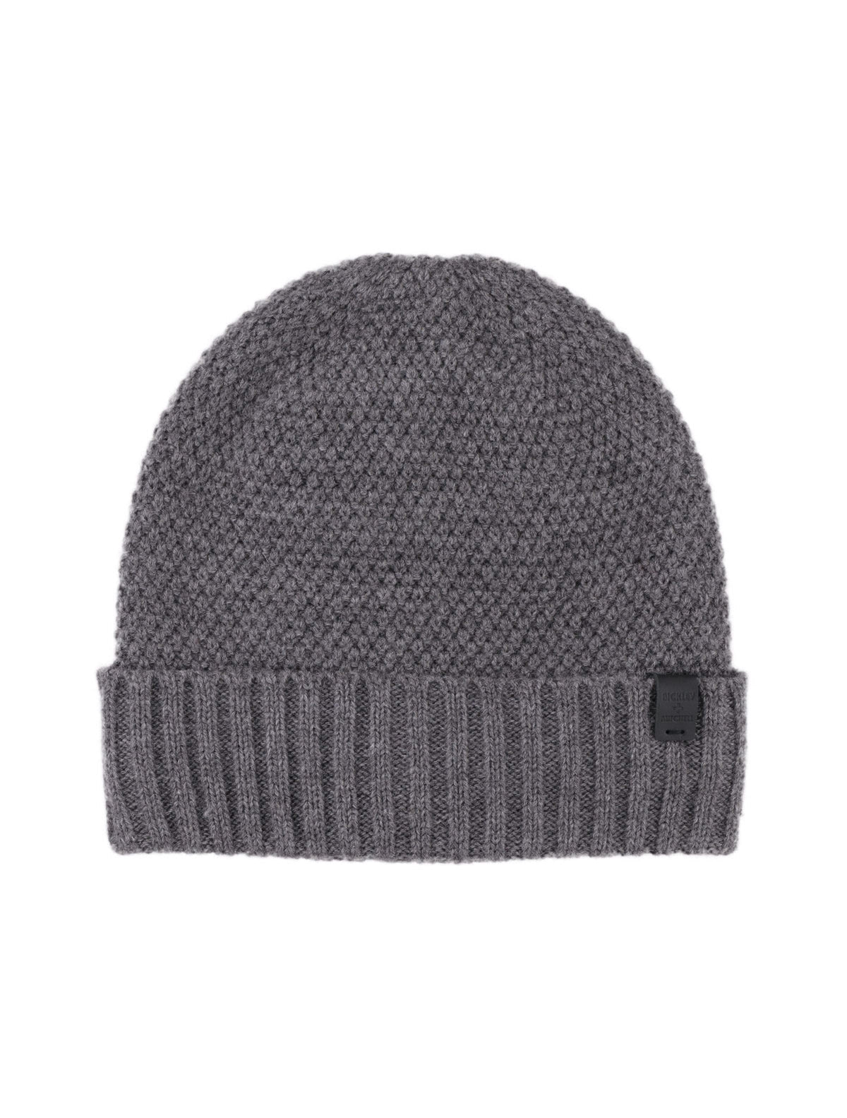 Classic moss-knitted beanie 
with fleece lining