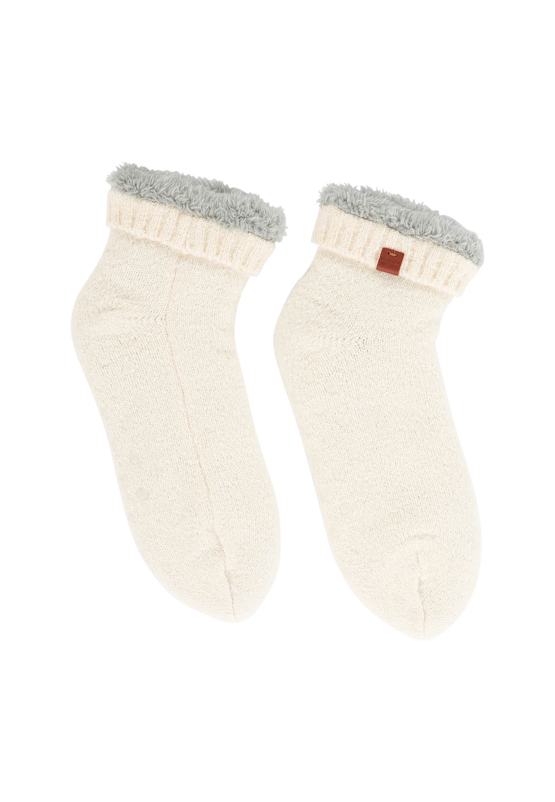 Soft Rib Lined Ankle Slipper Socks